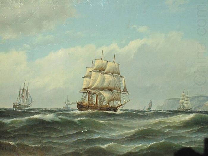 Carl Bille Shipping off the Norwegian Coast china oil painting image